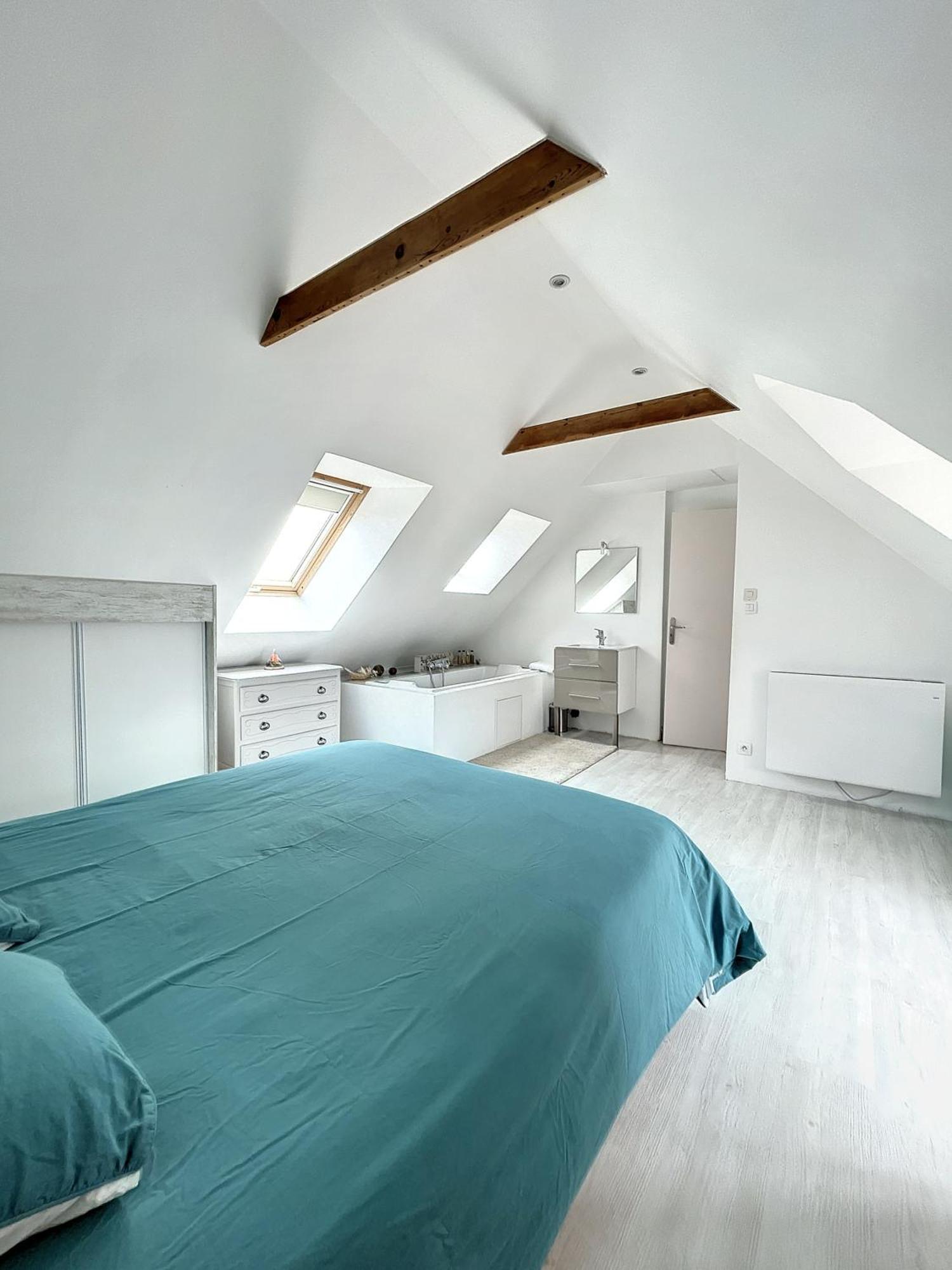 Beau Duplex Et Studio Proche De La Mer ดงวิลล์-เลส์-แบงส์ ภายนอก รูปภาพ